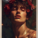 In Bloom — Floral Fantasy Male Art Print