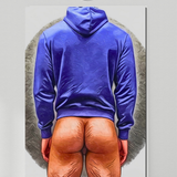Bold & Blue Hoodie Guy| NSFW Digital Painting | Printable PDF Wall Art | AiPhoenixArtWorks