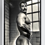 Iron & Ink — Vintage Physique Triptych Art Print Set