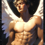 Ascension — Male Angel Fantasy Art Print