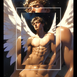 Ascension — Male Angel Fantasy Art Print