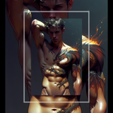 Dragon Marked — Fantasy Male Figure Art Print