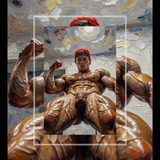 Low Angle — Explicit Male Nude Art Print