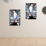 After-Hours Office Tease – Homoerotic Art Print