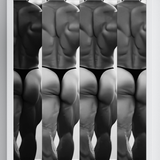 Four Ways — Pop Art Male Figure Wall Art | Instant Download