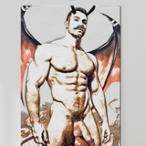 Infernal Winged Temptation - Satin Photo Print, Unframed Wall Art