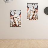 Infernal Winged Temptation - Satin Photo Print, Unframed Wall Art
