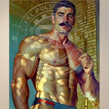 Mustache Might | Art Piece Glossy Photo Print 4x6 5x7 8.5x11 Sizes