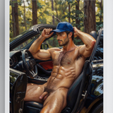 Top Down — Explicit Male Nude Art Print