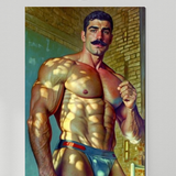 Mustache Might | Art Piece Glossy Photo Print 4x6 5x7 8.5x11 Sizes