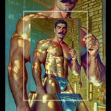 Mustache Might | Art Piece Glossy Photo Print 4x6 5x7 8.5x11 Sizes