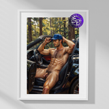 Top Down — Explicit Male Nude Art Print