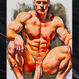 Glossy Photo Print – Crouching Titan’s Hidden Fire, Unframed Wall Art