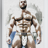 Sniffit — Locker Room Male Art Print