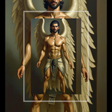 The Messenger — Male Angel Fantasy Art Print