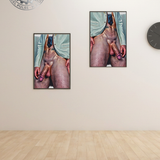 Gay Erotic Art Print | Male Nude in Suit & Tie
