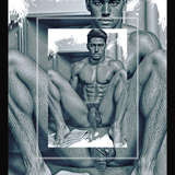 Erotic Male Nude Art PRINT | Figurative Wall Art | Sensual Homoerotic Illustration | Photography-Inspired Decor