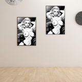 Hot Rod Honey — Vintage Pinup Art Print