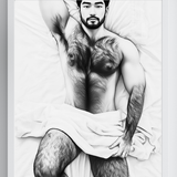 Sunday Morning — Gay Erotic Male Portrait Wall Art | Instant Download