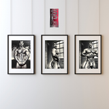 Iron & Ink — Vintage Physique Triptych Art Print Set
