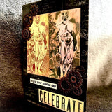 Handmade NSFW Steampunk Anniversary Card, Alloy Accents