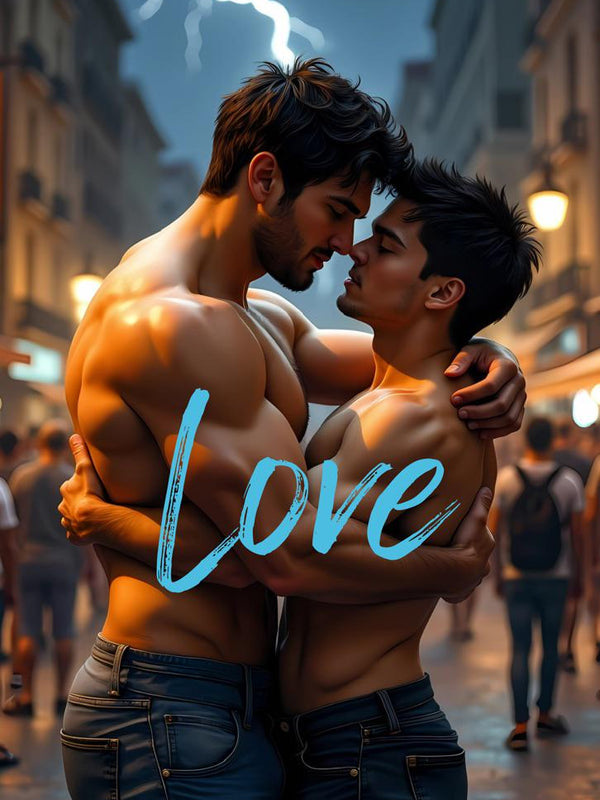 Love Greeting Card | LGBTQ+ Pride Art | 4x6 Folded Card with Envelope | Mature Content | Single or Set