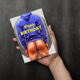 Funny Male Nude Birthday Card | Mature Humor Greeting Card