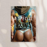 NSFW Gay Greeting Card | Funny Sexy Birthday | 4x6 Adult NSFW with Envelope | Blank Inside | Single or Set