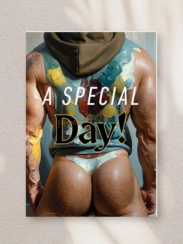 NSFW Gay Greeting Card | Funny Sexy Birthday | 4x6 Adult NSFW with Envelope | Blank Inside | Single or Set