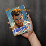 Salty Sea Daddy’s Birthday Splash – 5x7 Folded Greeting Card