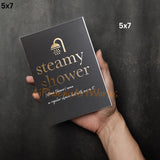 NSFW Greeting Card | Steamy Shower Definition | Cheeky Sexy Invite | Flirty Shower Pun | 5x7 Single/5-Pack